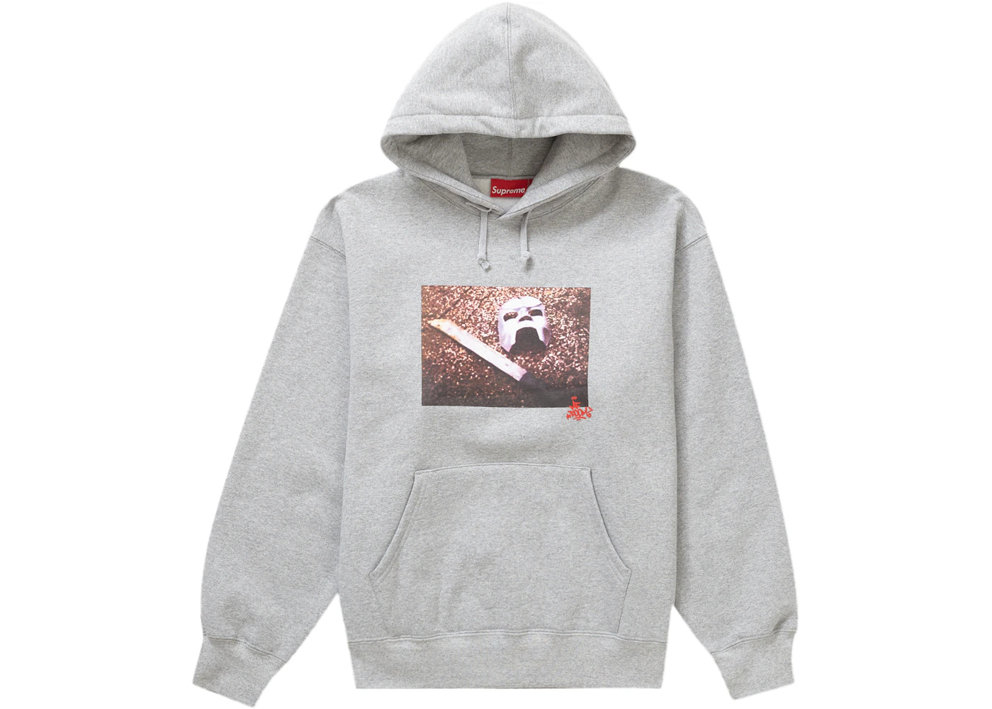 Supreme MF DOOM Hooded Sweatshirt Heather Grey