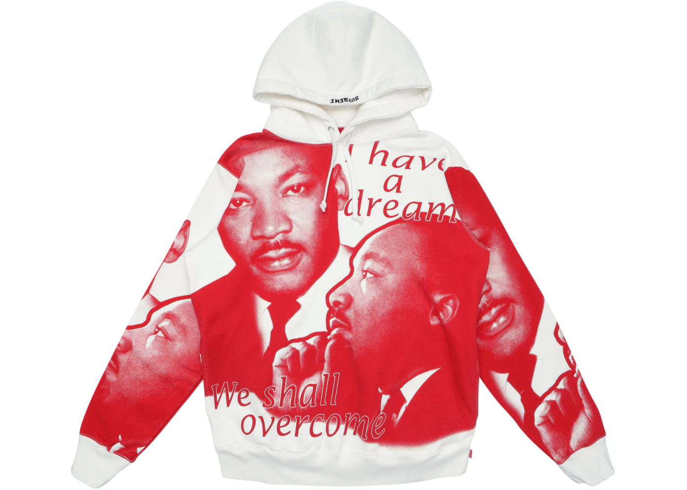 Supreme MLK Hooded Sweatshirt White