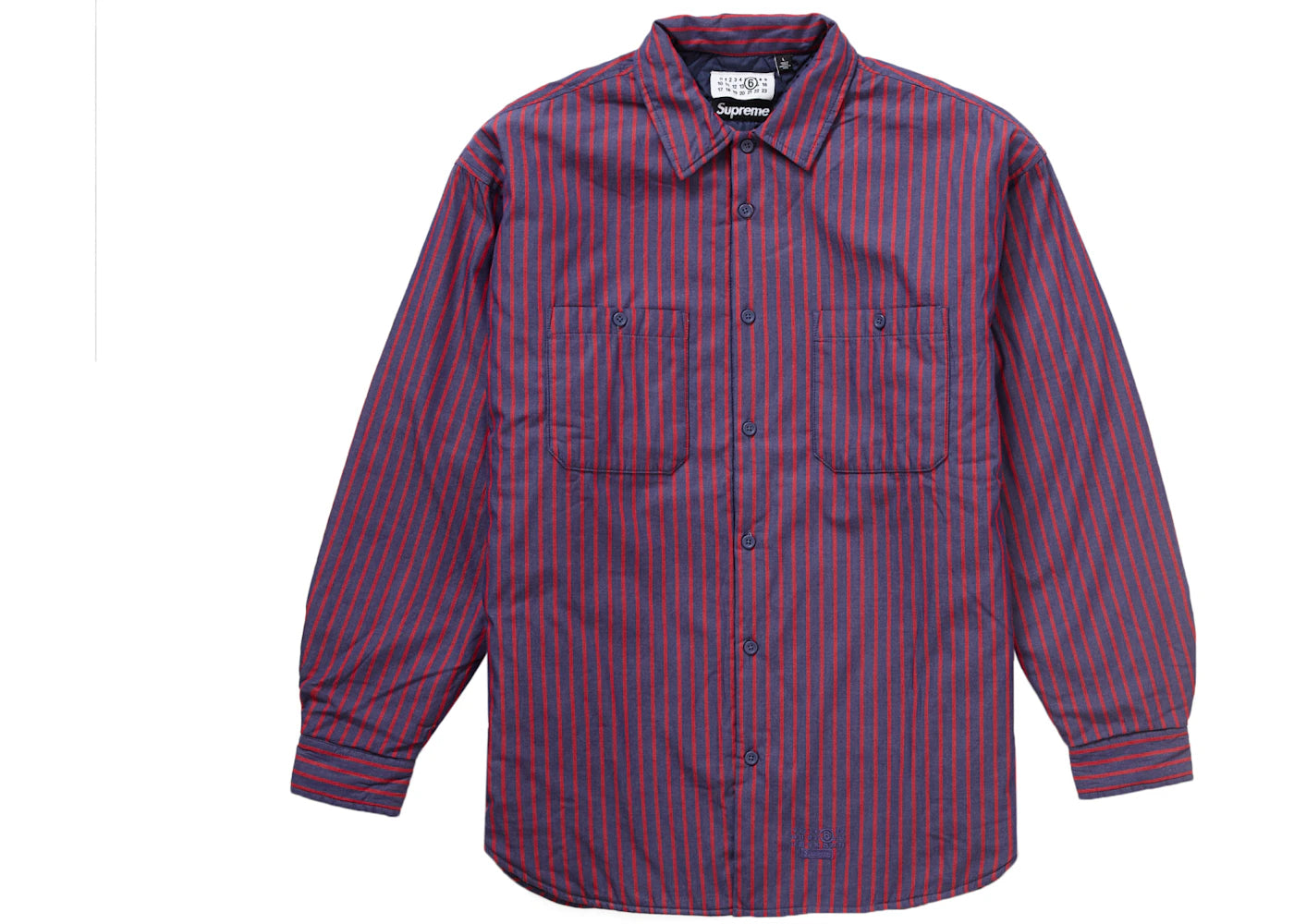 Supreme MM6 Maison Margiela Padded Shirt Stripe