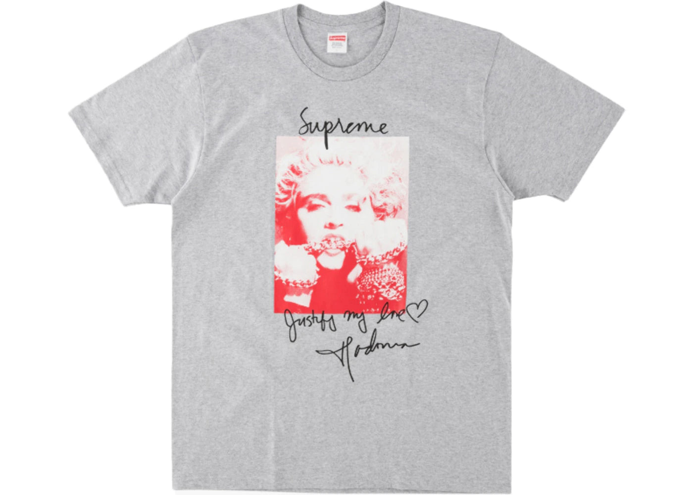 Supreme Madonna Tee Heather Grey