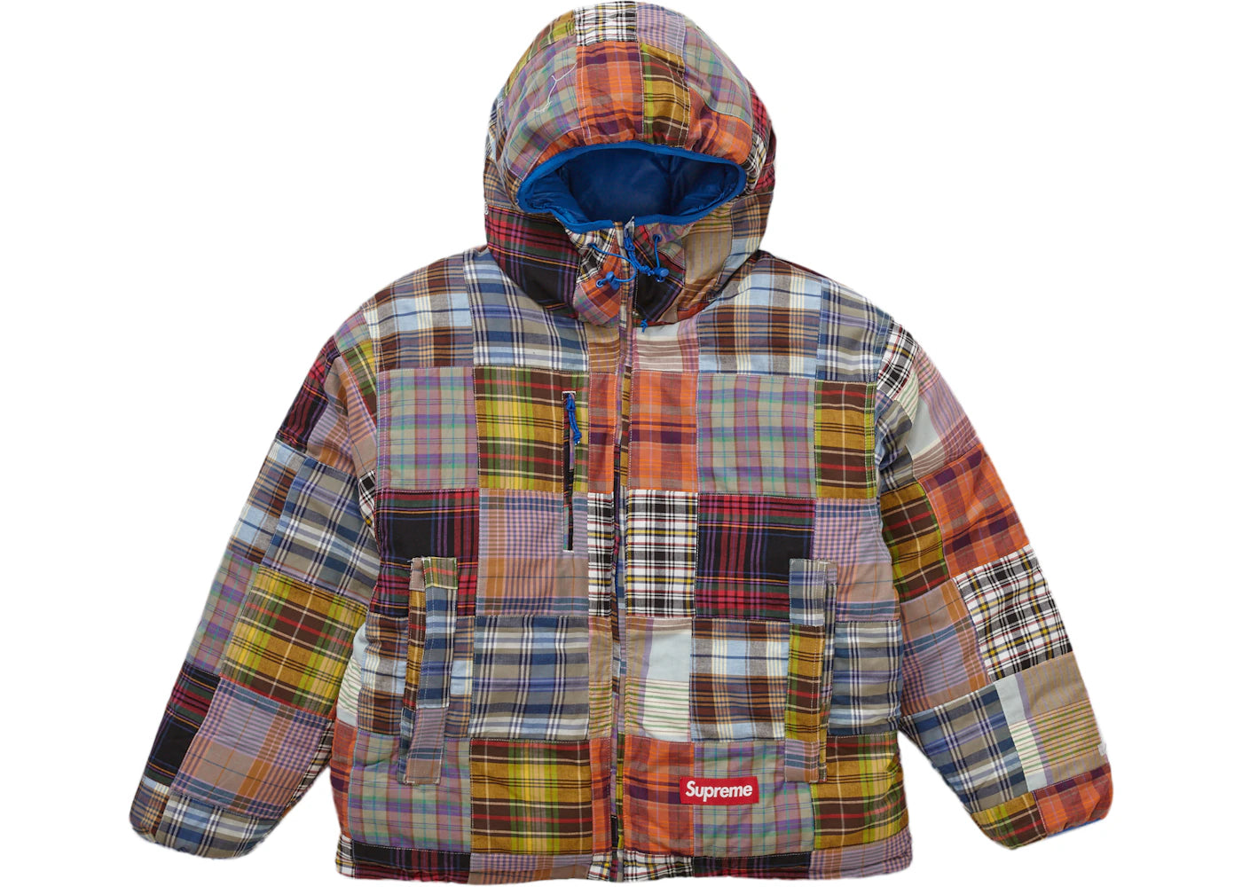 Supreme Madras Reversible WINDSTOPPER Puffer Jacket Multicolor