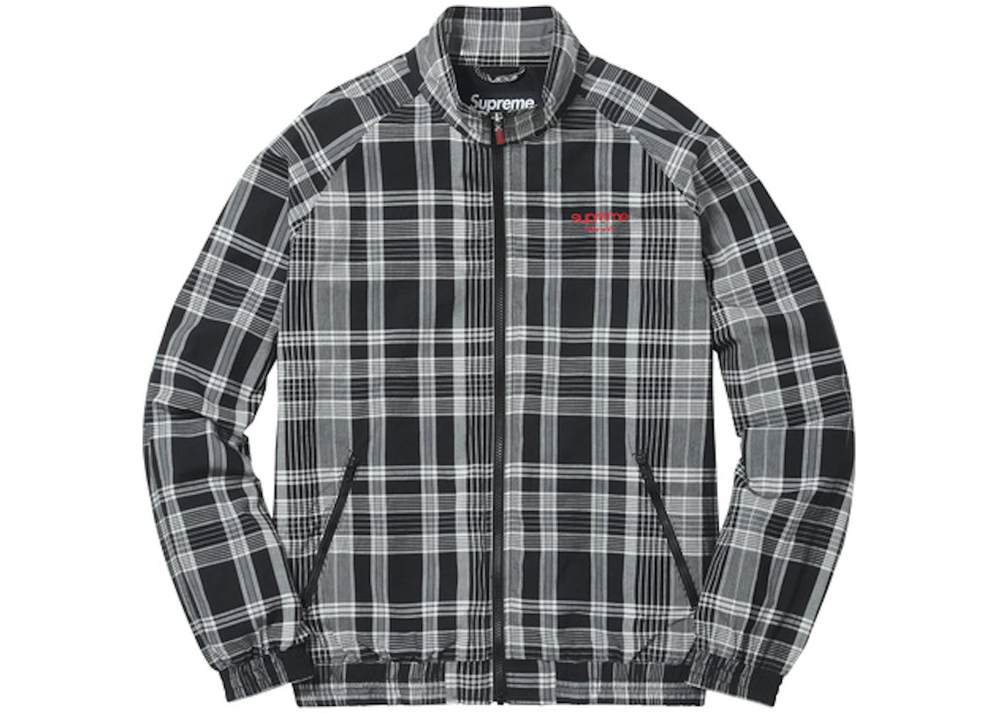 Supreme Madras Track Jacket Black