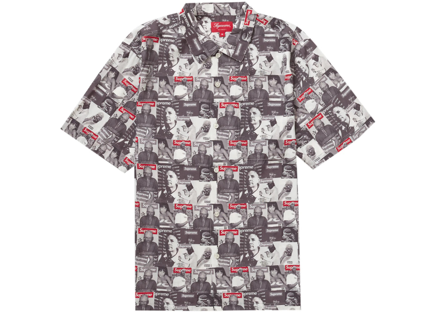 Supreme Magazine S/S Shirt Grey