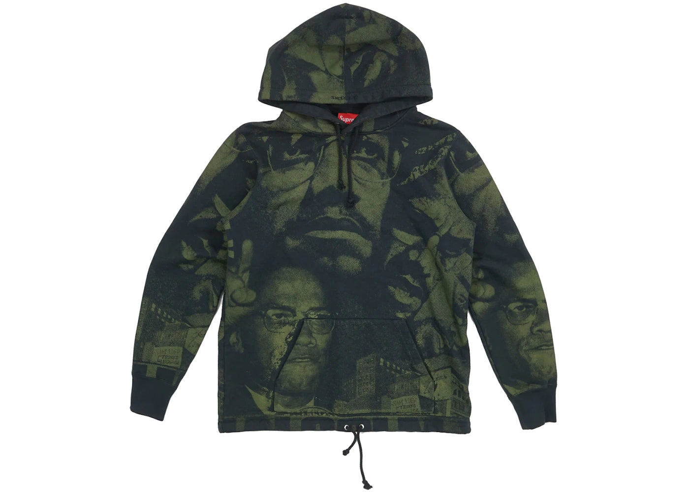 Supreme Malcolm X Hooded Sweatshirt Black