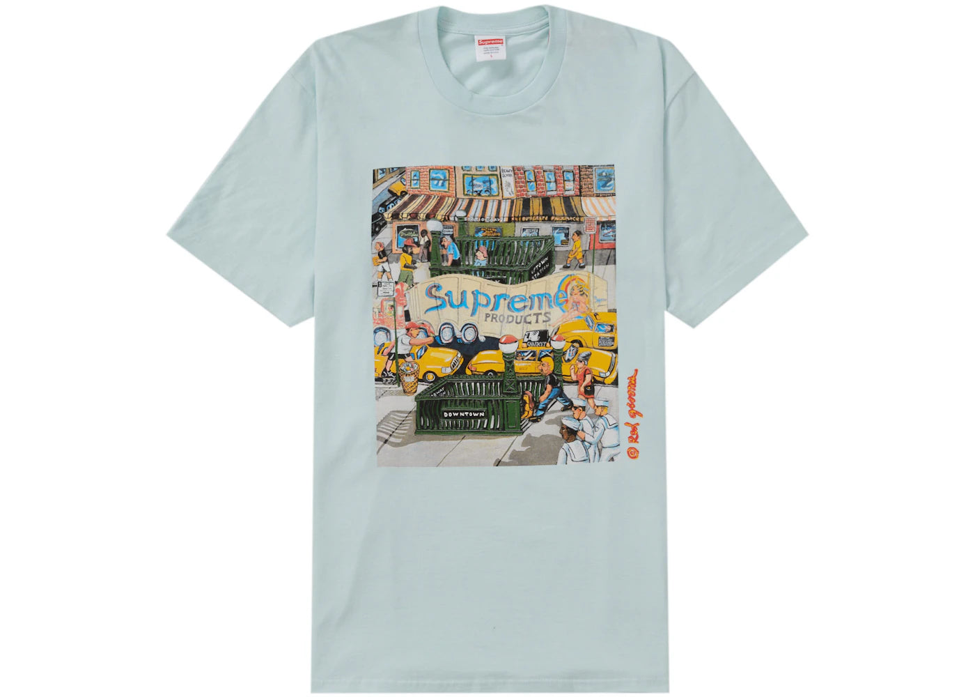 Supreme Manhattan Tee Pale Blue