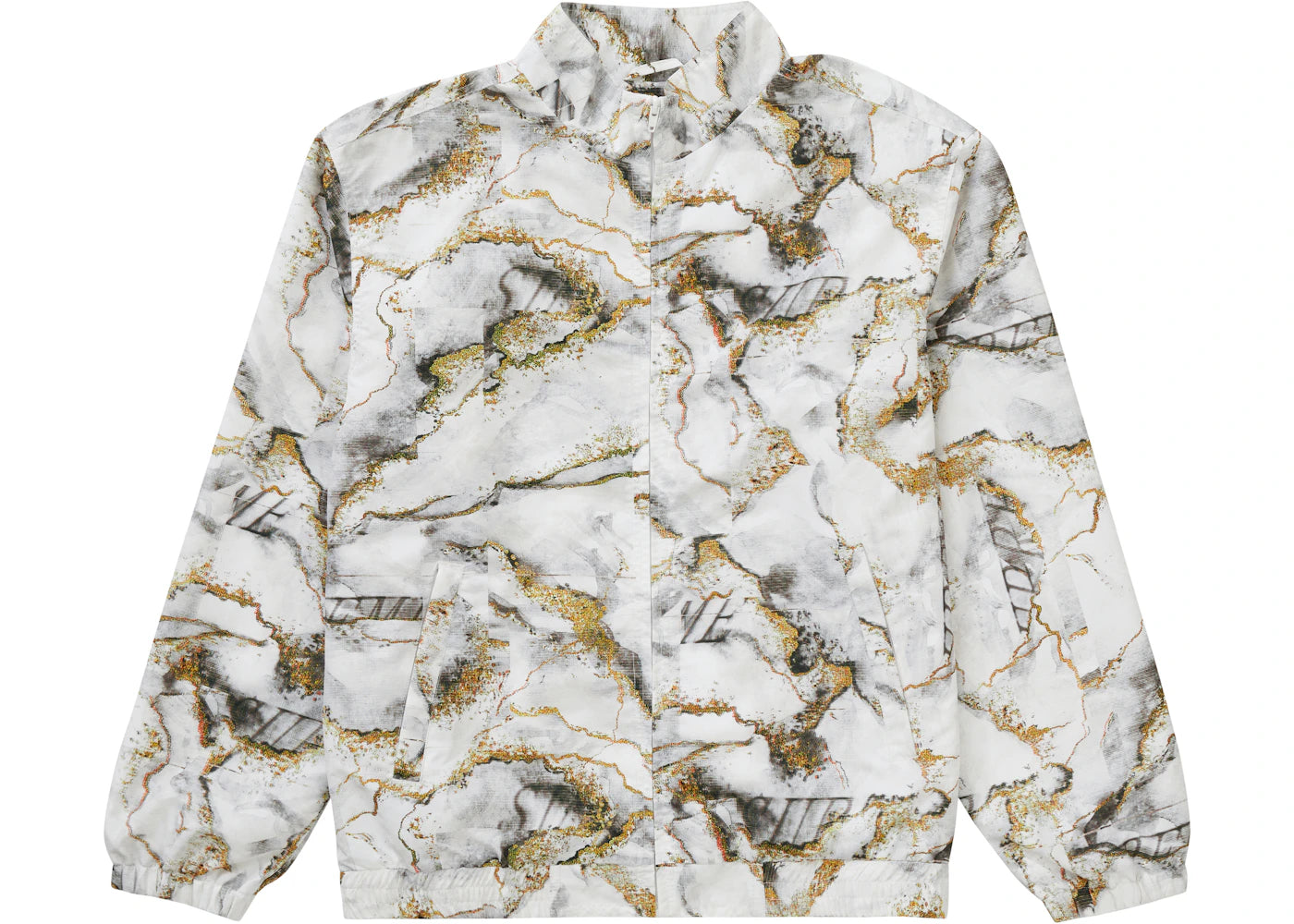 Supreme Marble Track Jacket White