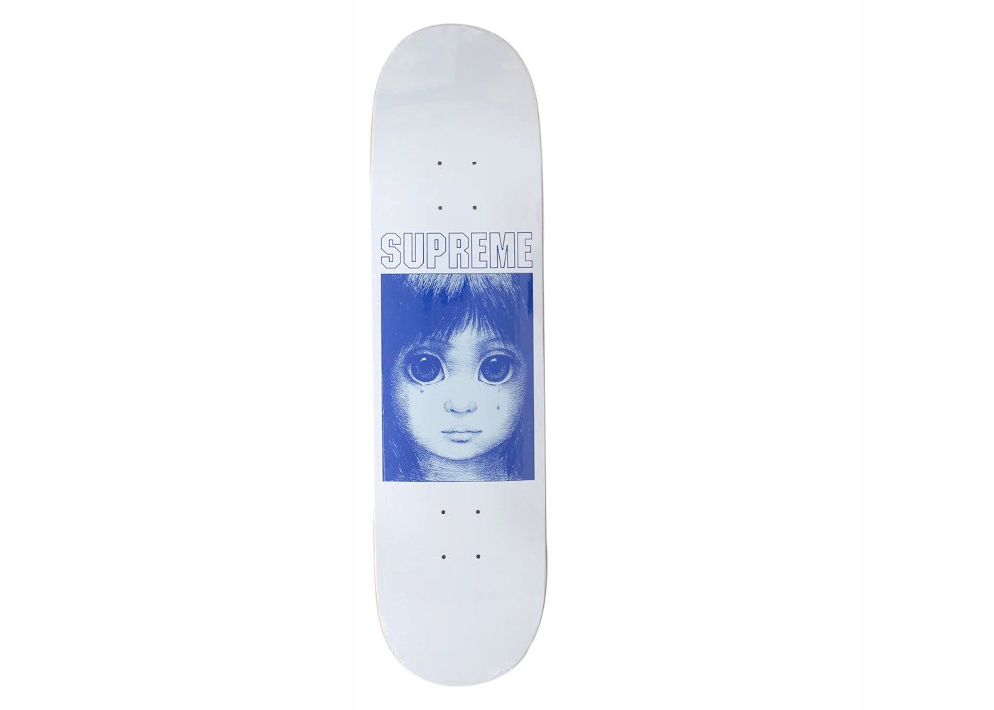 Supreme Margaret Keane Tear Drop Skateboard Deck White