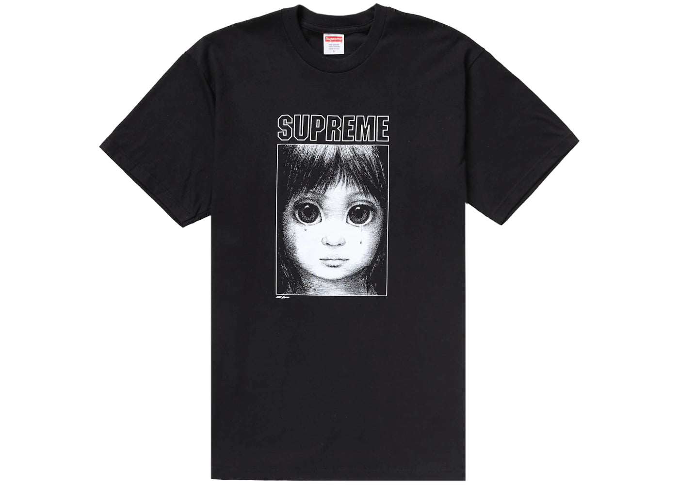 Supreme Margaret Keane Teardrop Tee Black