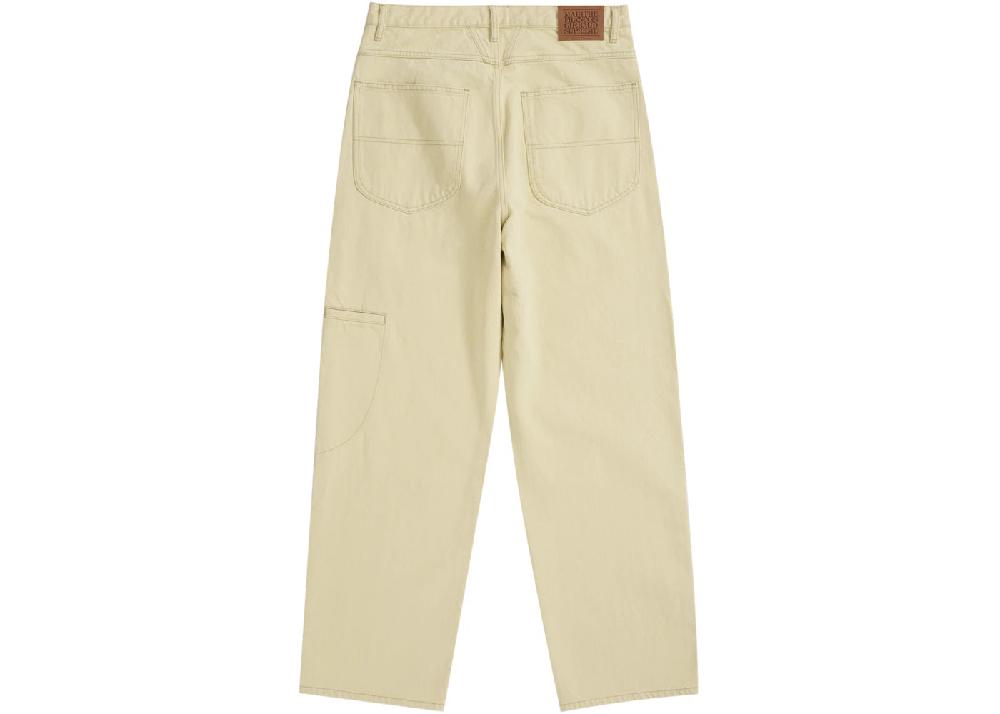 Supreme Marithé + François Girbaud X-Seam Baggy Jean White – Side Supreme Marithé + François Girbaud X-Seam Baggy Jean White – Side