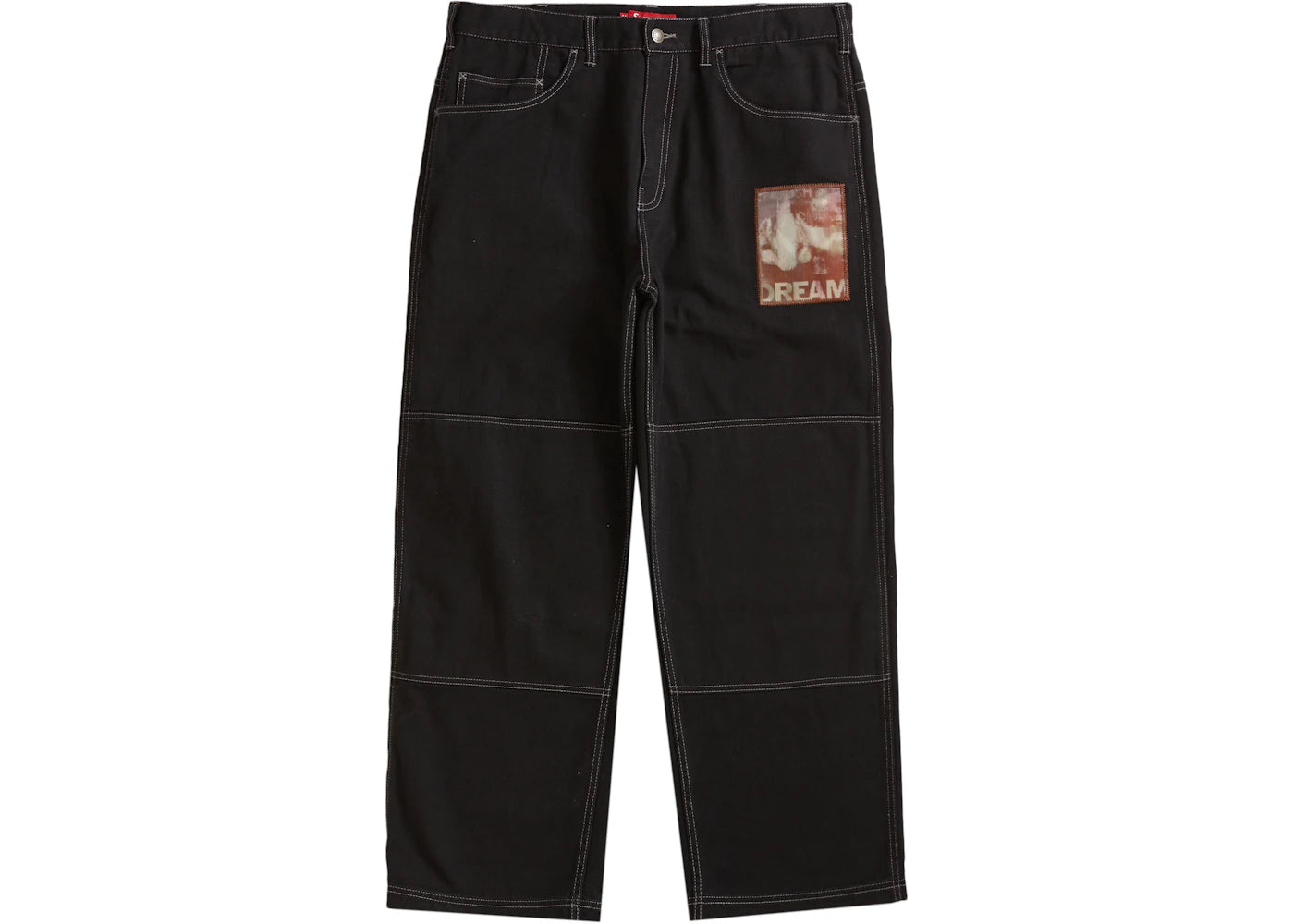 Supreme Mark Leckey Dream English Kid Twill Panel Pants Black