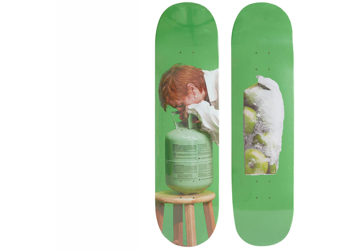 Supreme Mark Leckey GreenScreen Skateboard Deck Set Multicolor