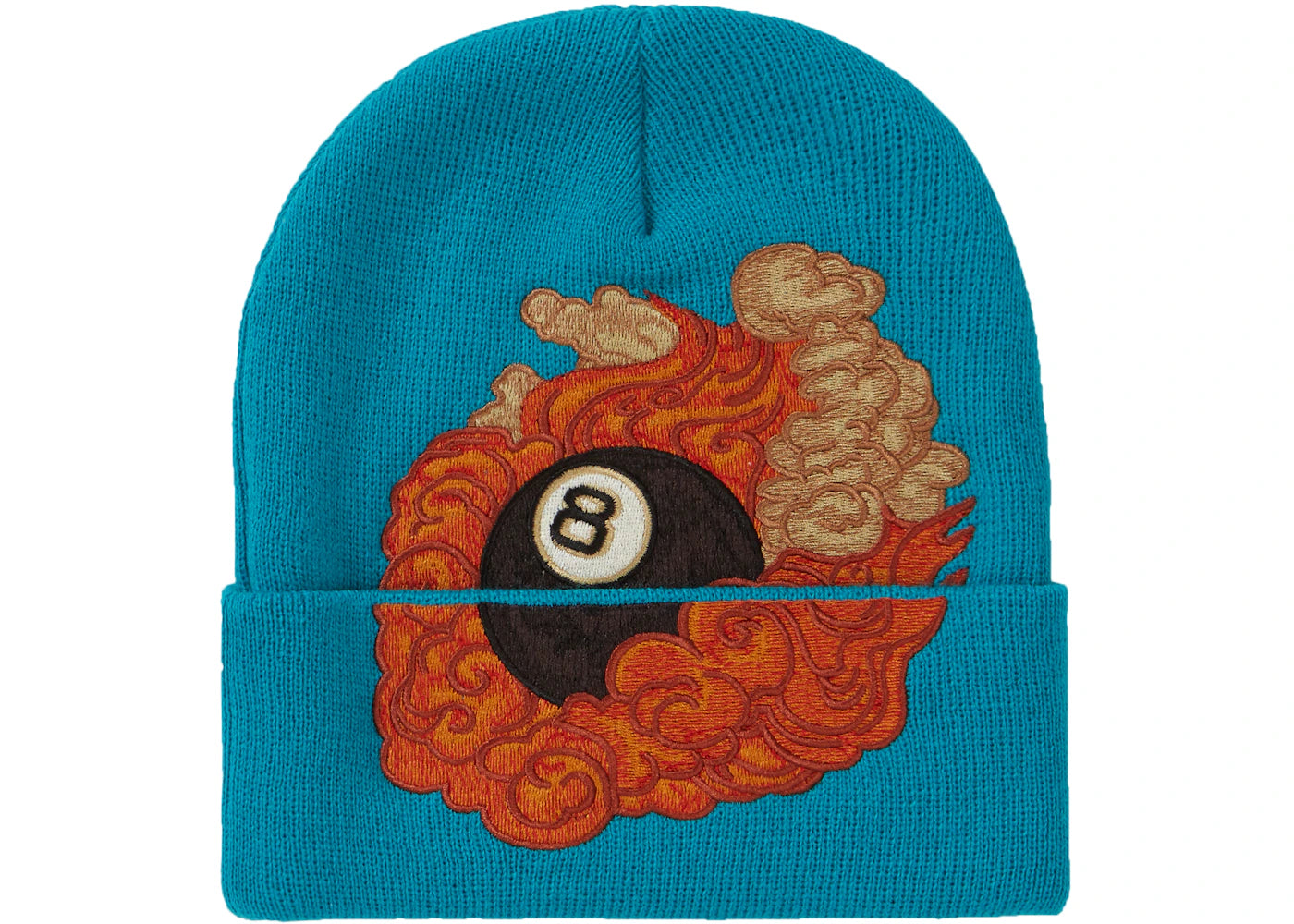 Supreme Martin Wong 8-Ball Beanie Bright Blue