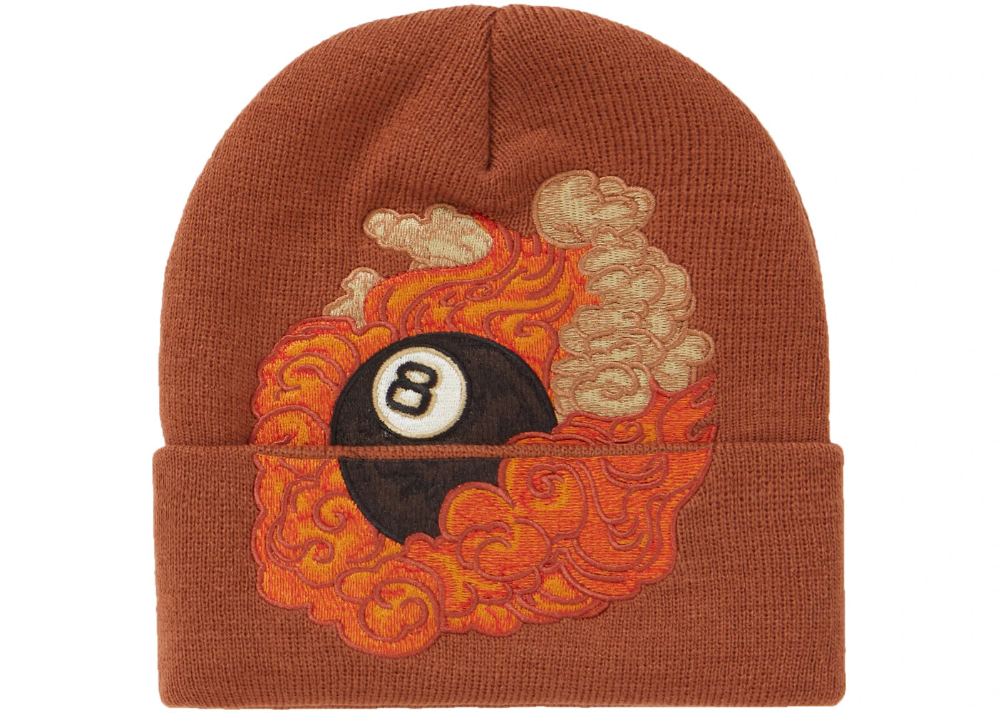 Supreme Martin Wong 8-Ball Beanie Brown