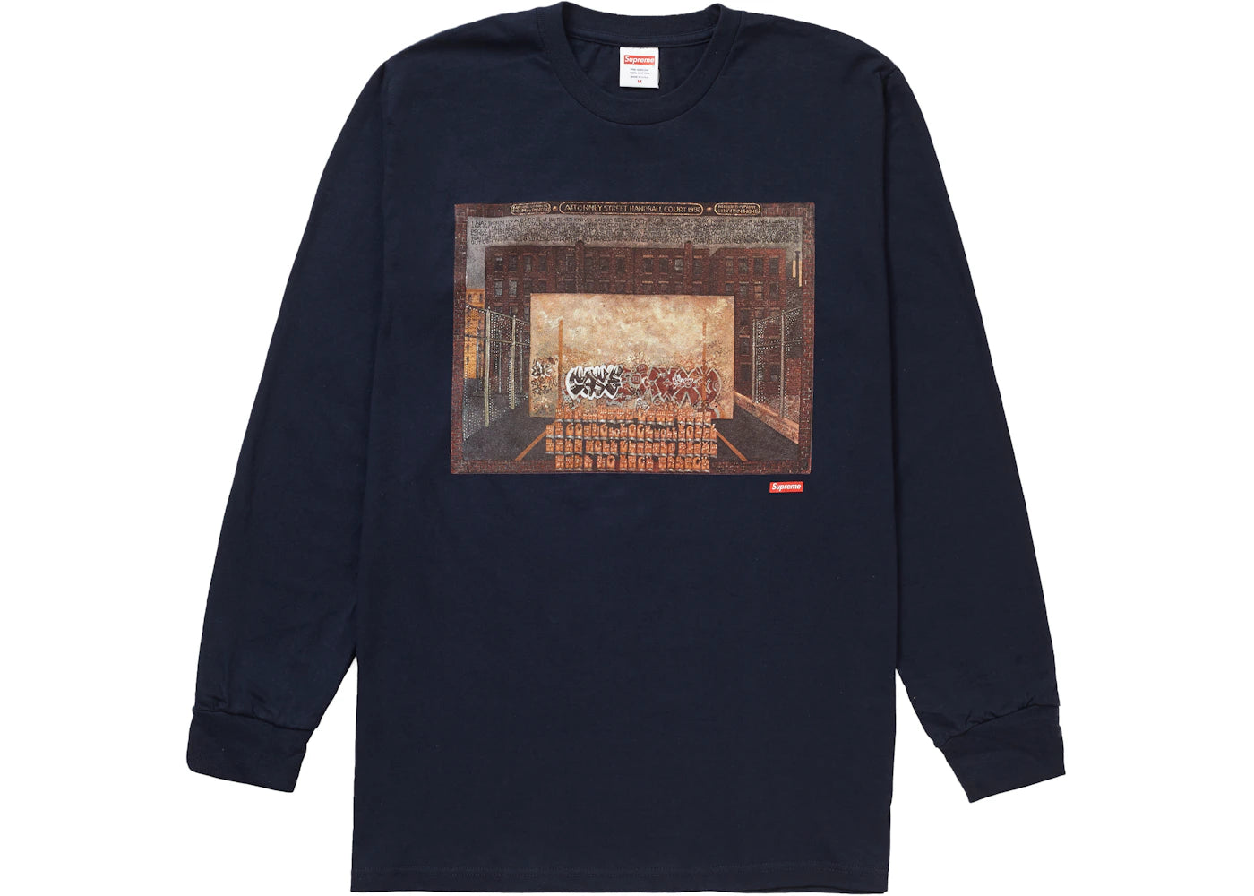 Supreme Martin Wong Attorney Street L/S Tee Navy