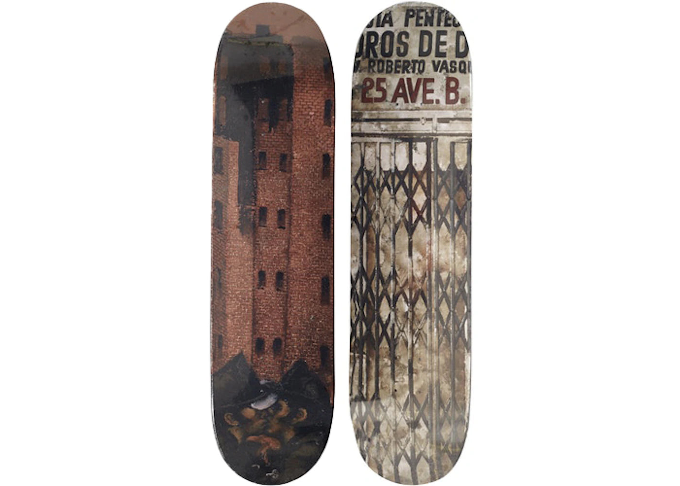 Supreme Martin Wong Big Head & Iglesia Pentecostal Skateboard Deck Multi Set