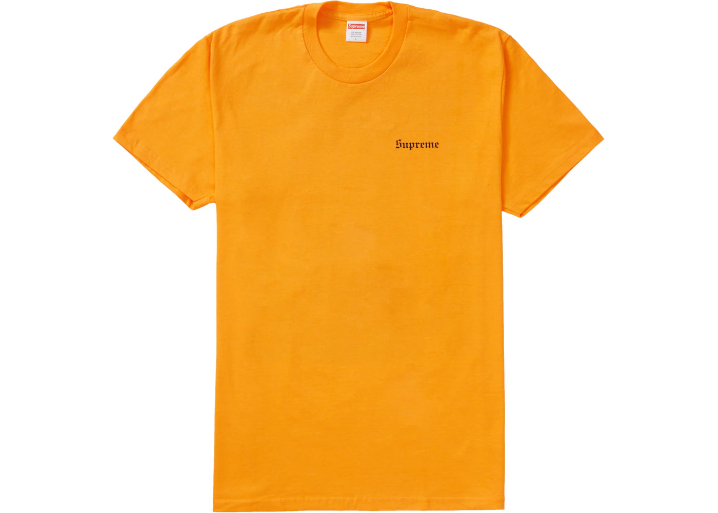 Supreme Martin Wong Big Heat Tee Bright Orange