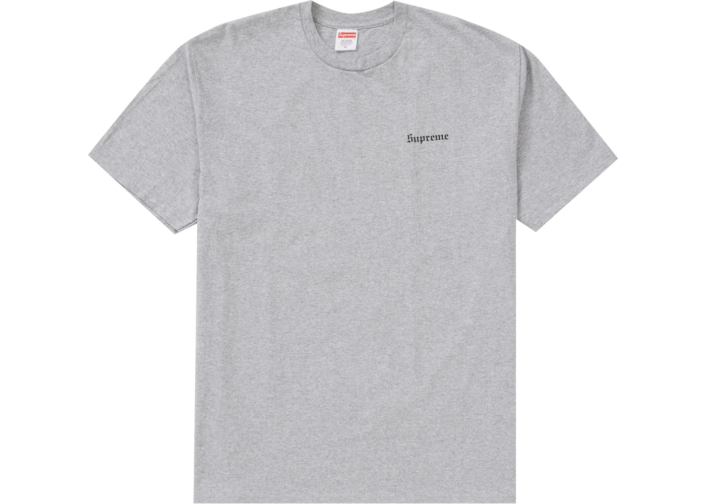 Supreme Martin Wong Big Heat Tee Heather Grey