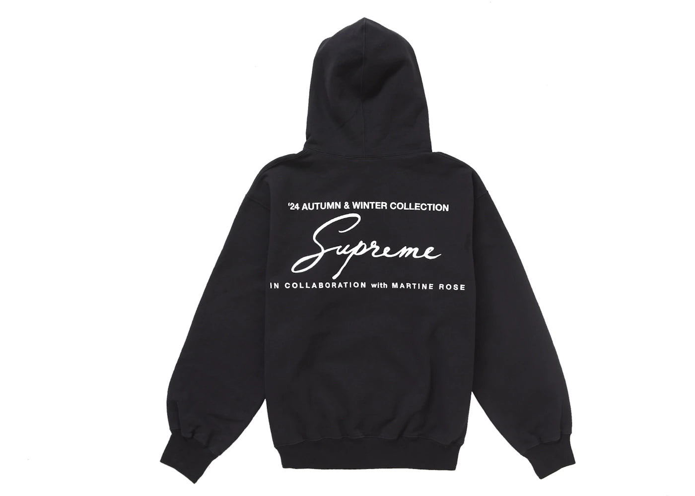 Supreme Martine Rose Hooded Sweatshirt Black