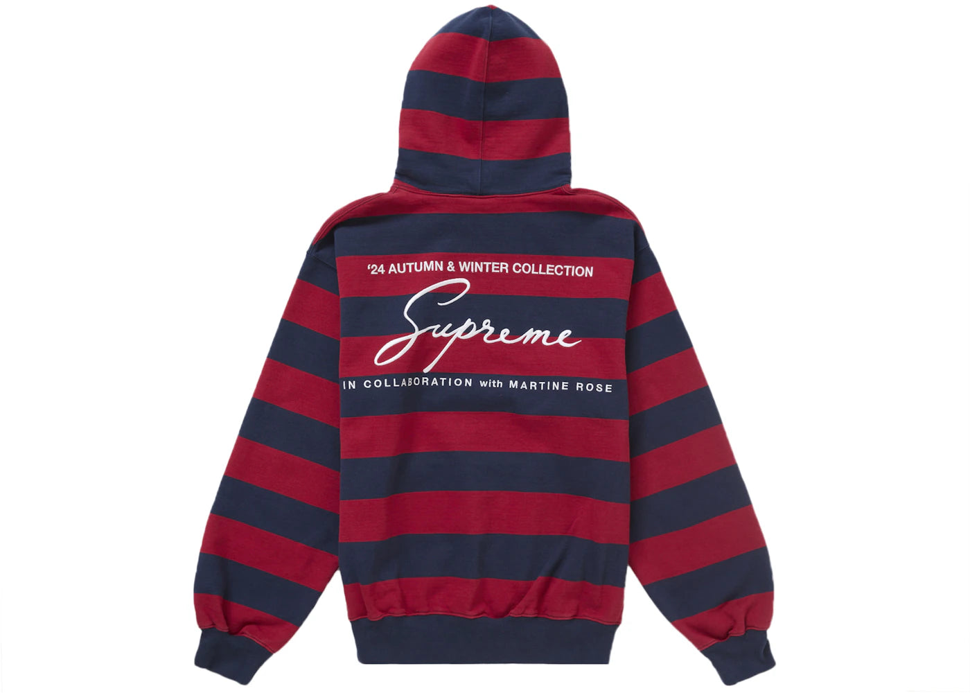 Supreme Martine Rose Hooded Sweatshirt Stripe