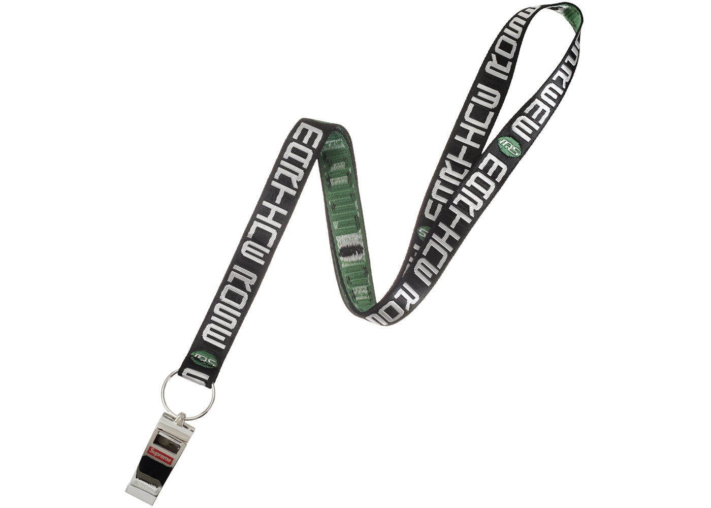 Supreme Martine Rose Lanyard With Whistle Black