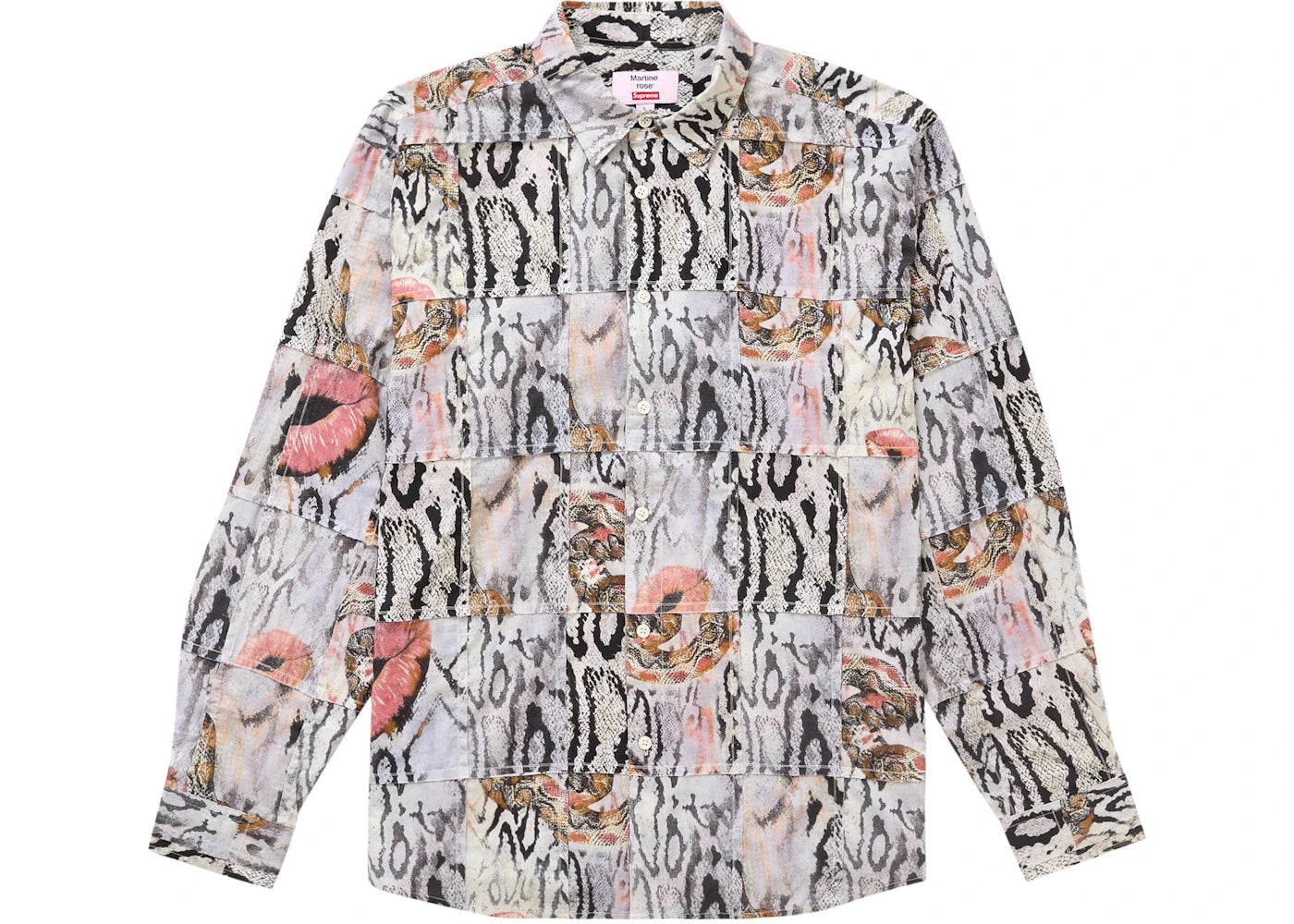 Supreme Martine Rose Patchwork Shirt Multicolor