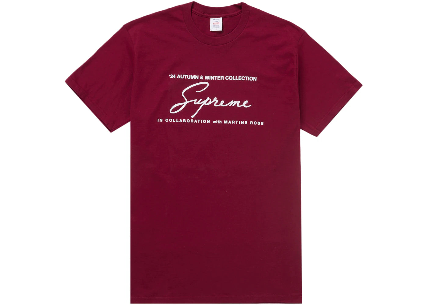 Supreme Martine Rose Tee Cardinal