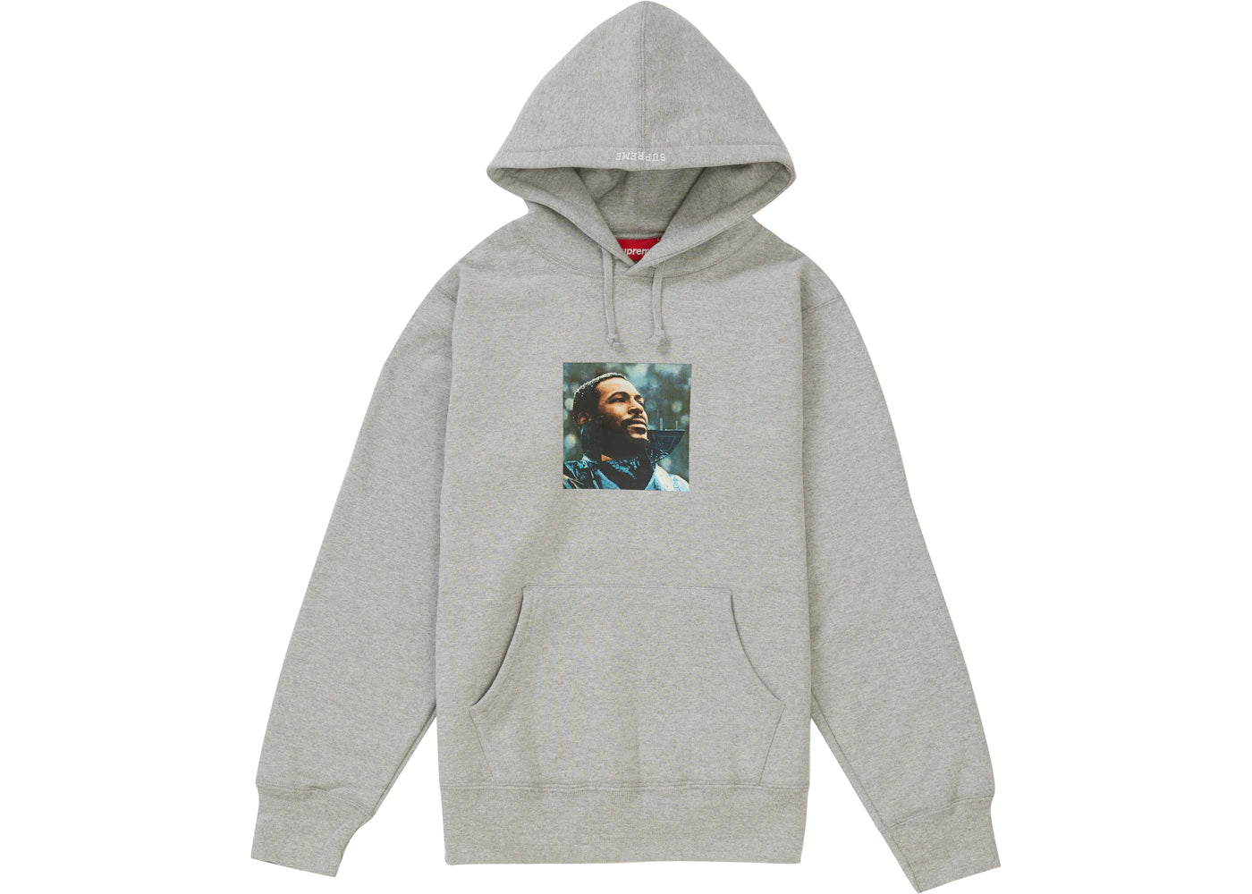 Supreme Marvin Gaye Hooded Sweatshirt Heather Grey