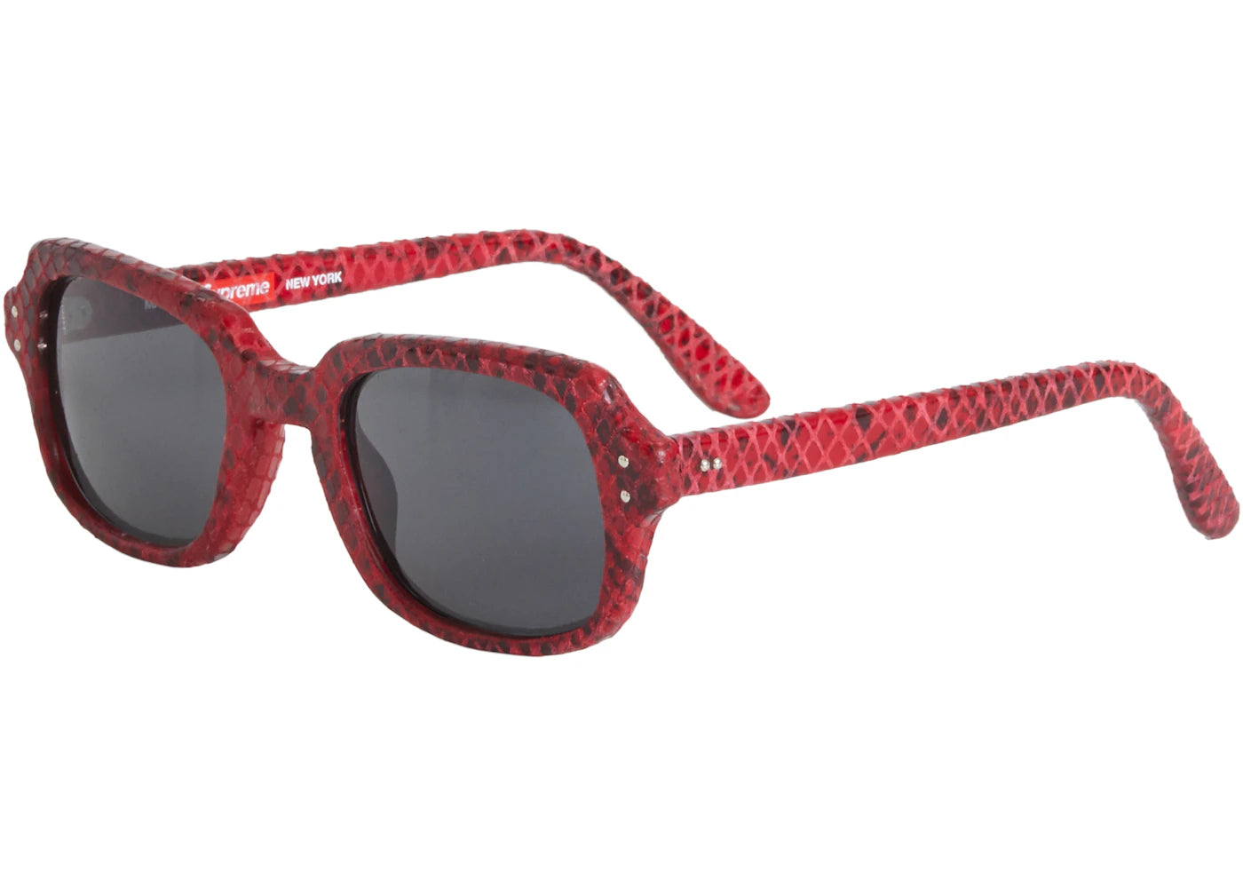 Supreme Marvin Sunglasses Red Snakeskin