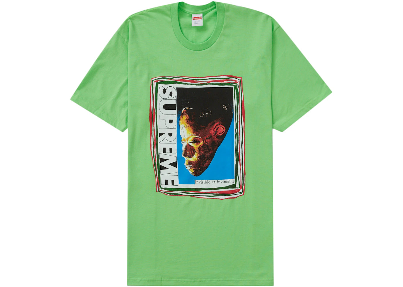 Supreme Mask Tee Lime