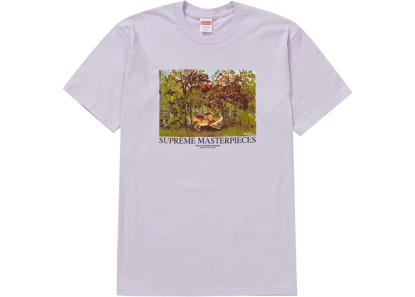 Supreme Masterpieces Tee Light Purple