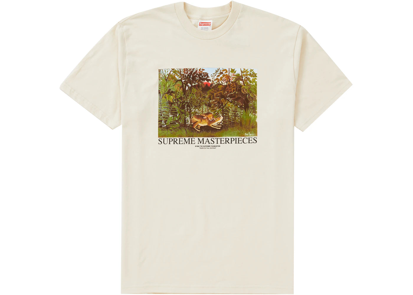Supreme Masterpieces Tee Natural