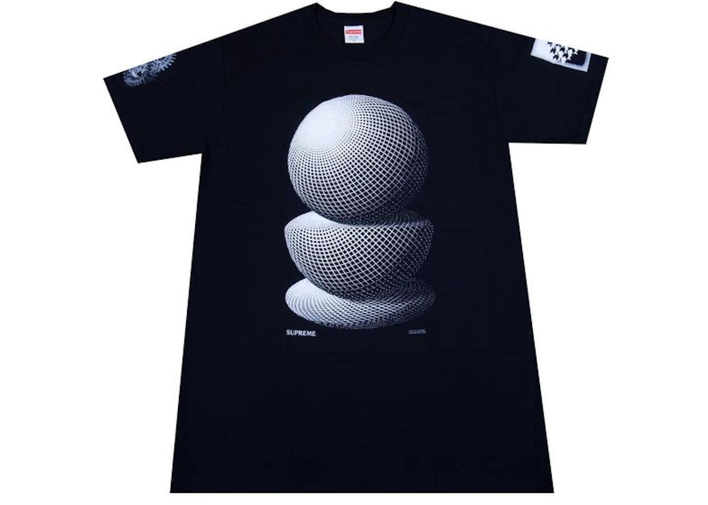Supreme MC Esher Three Spheres Tee Black