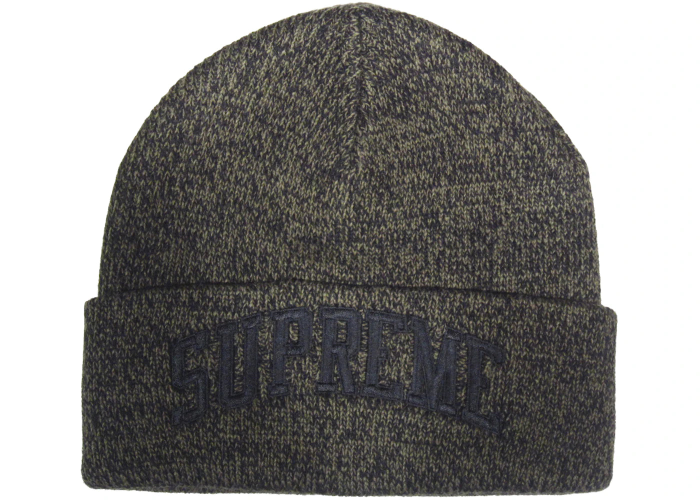 Supreme Melange Beanie Black