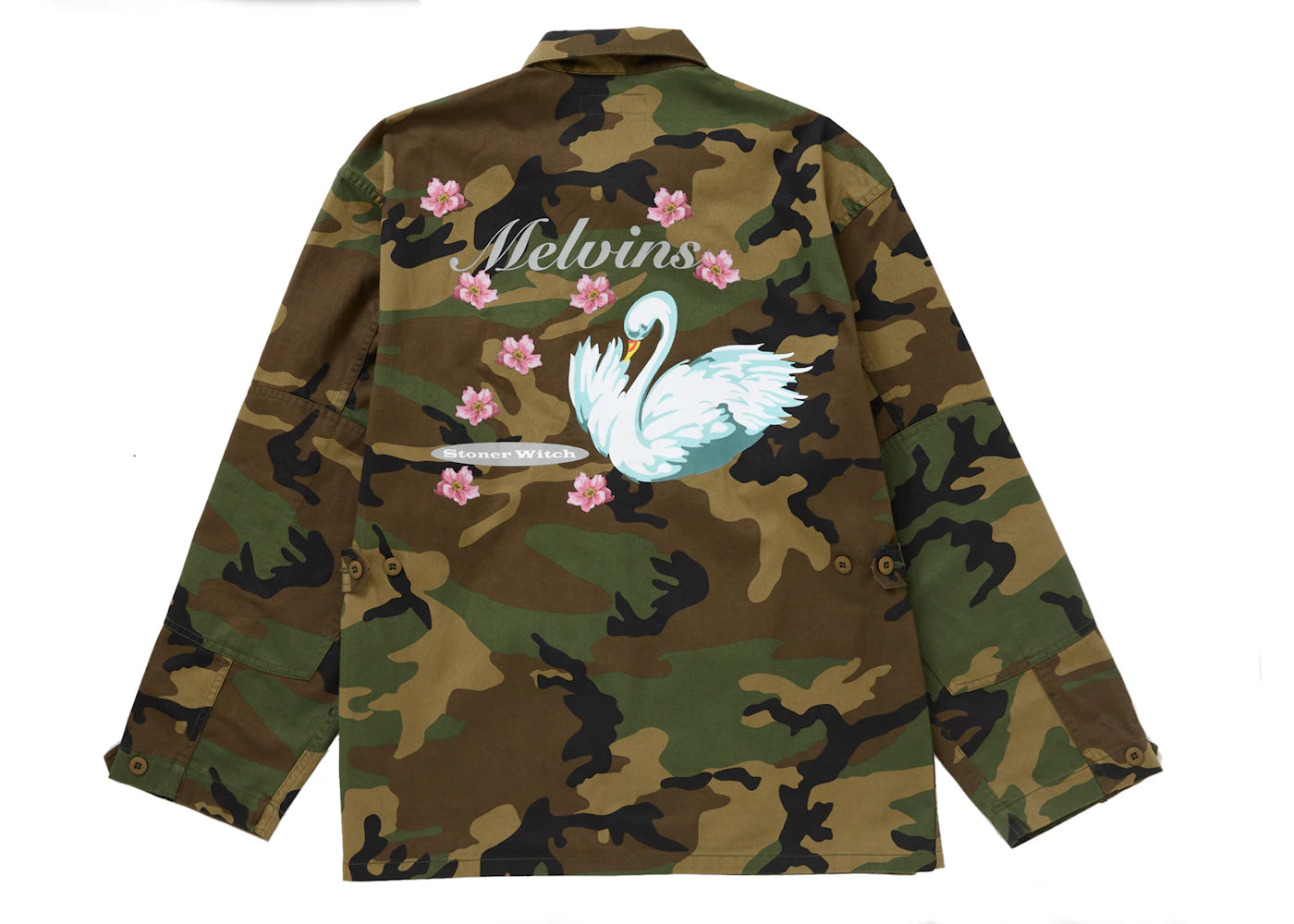 Supreme Melvins BDU Jacket Woodland Camo