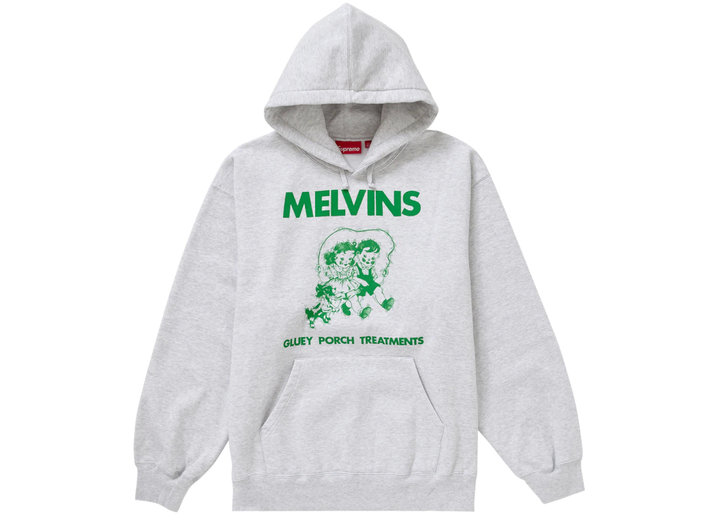 Supreme Melvins Hooded Sweatshirt Ash Grey