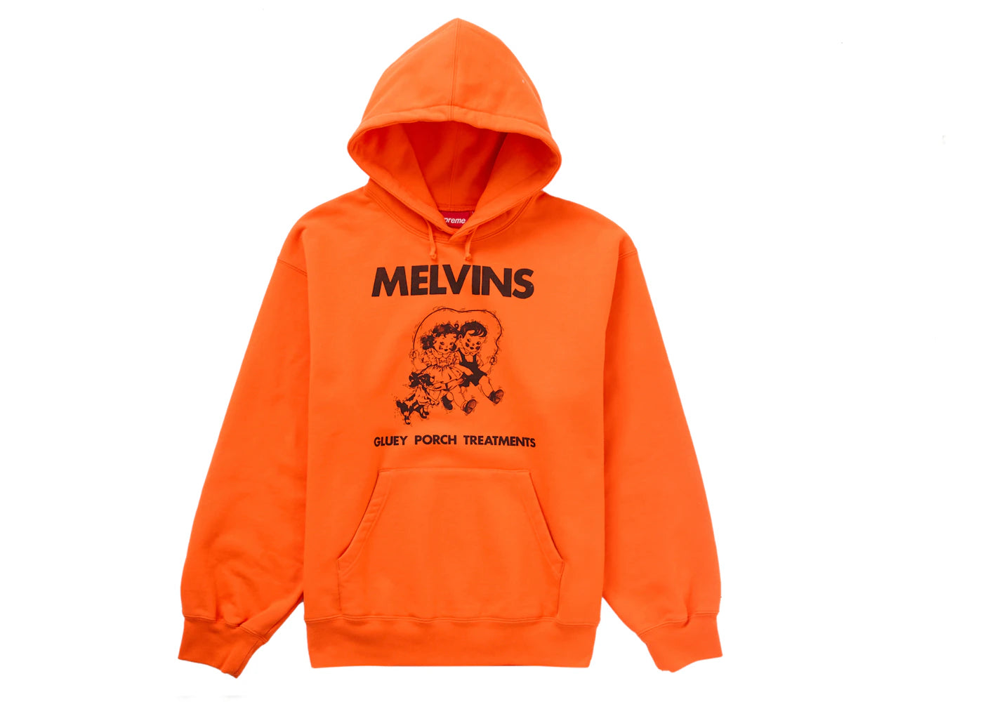 Supreme Melvins Hooded Sweatshirt Bright Orange