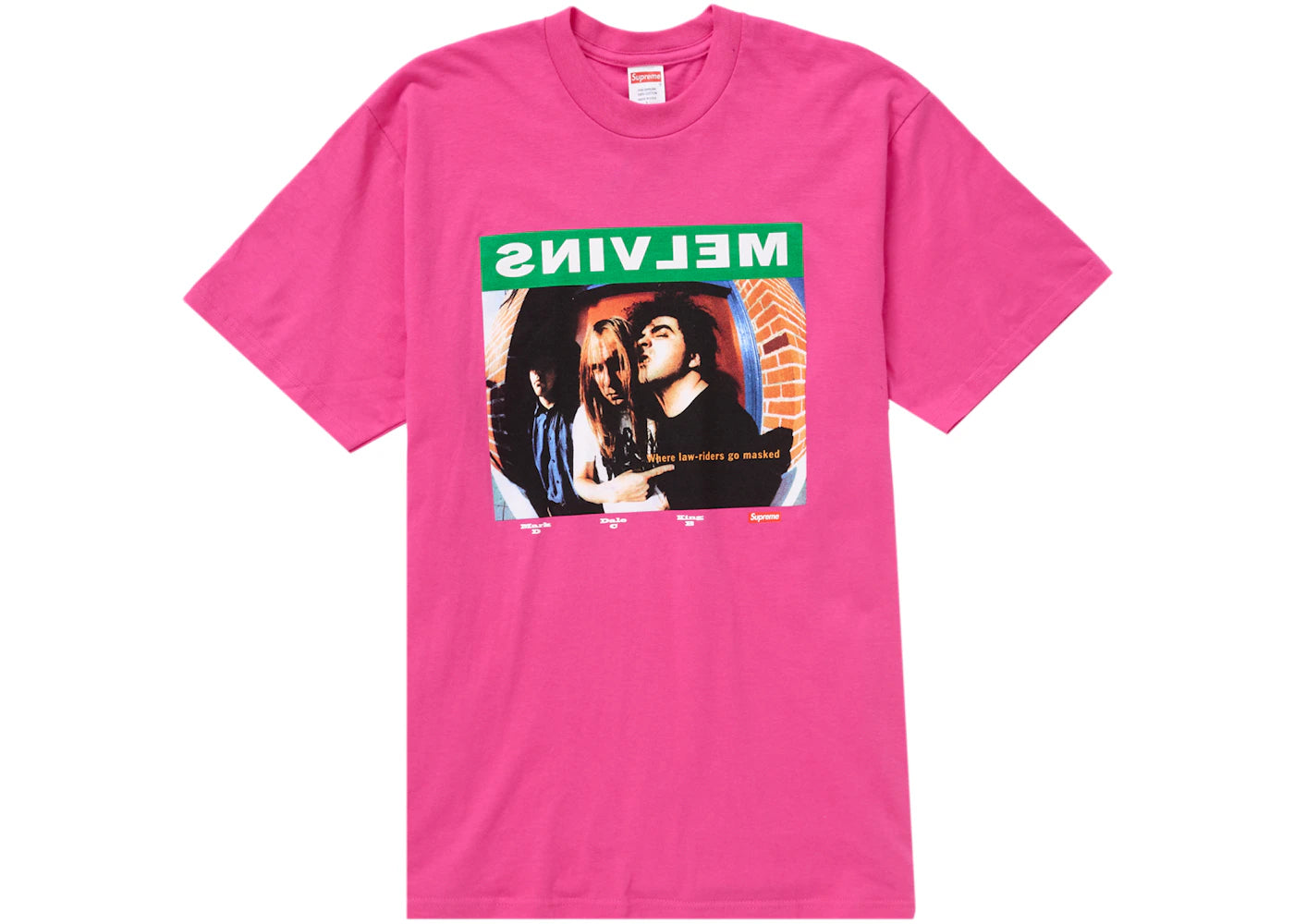 Supreme Melvins Prick Tee Fuchsia