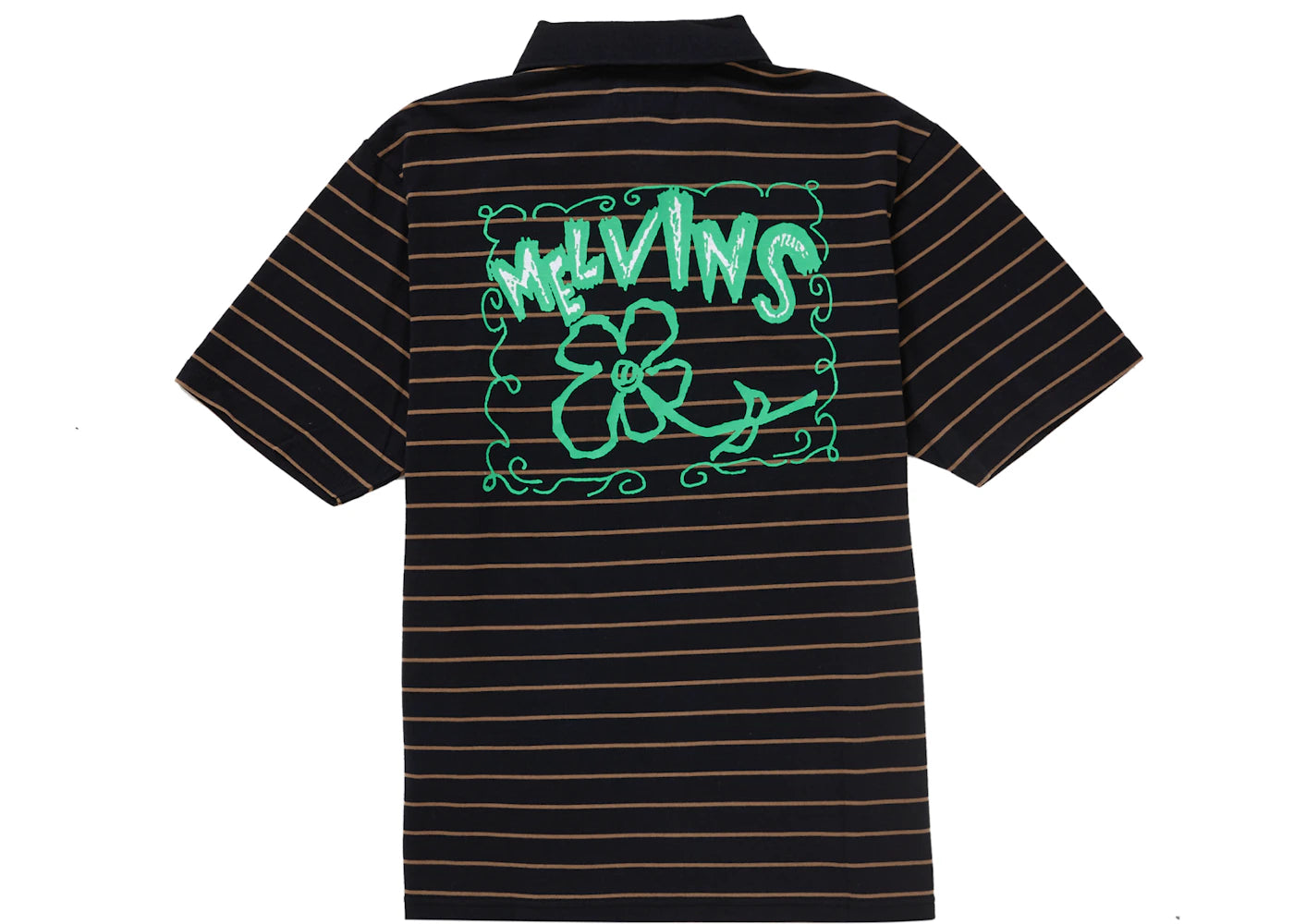 Supreme Melvins Stripe S/S Polo Black