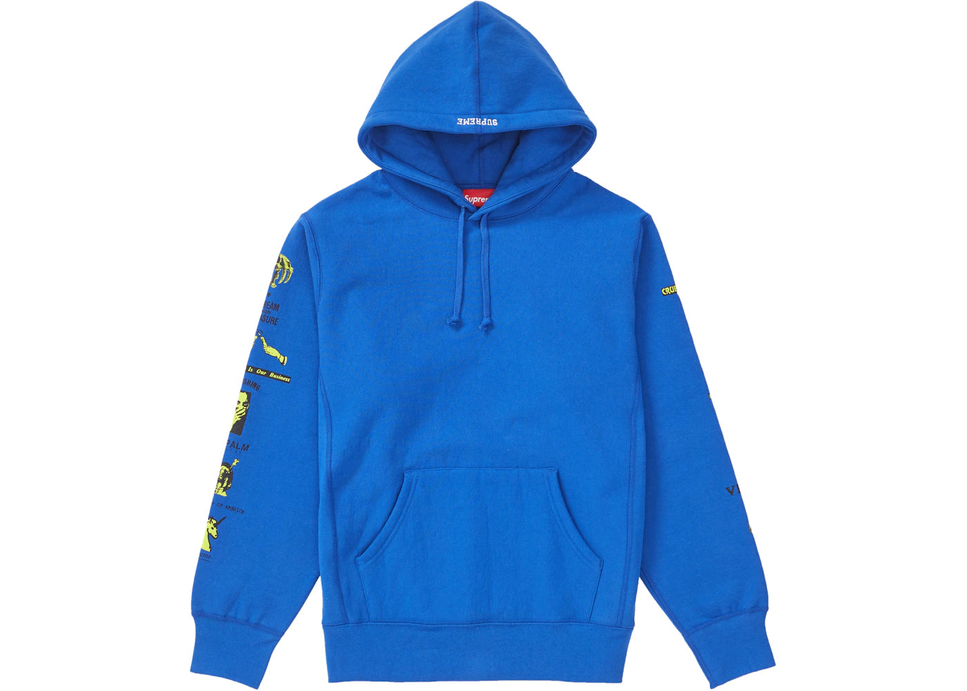 Supreme Menace Hooded Sweatshirt Royal