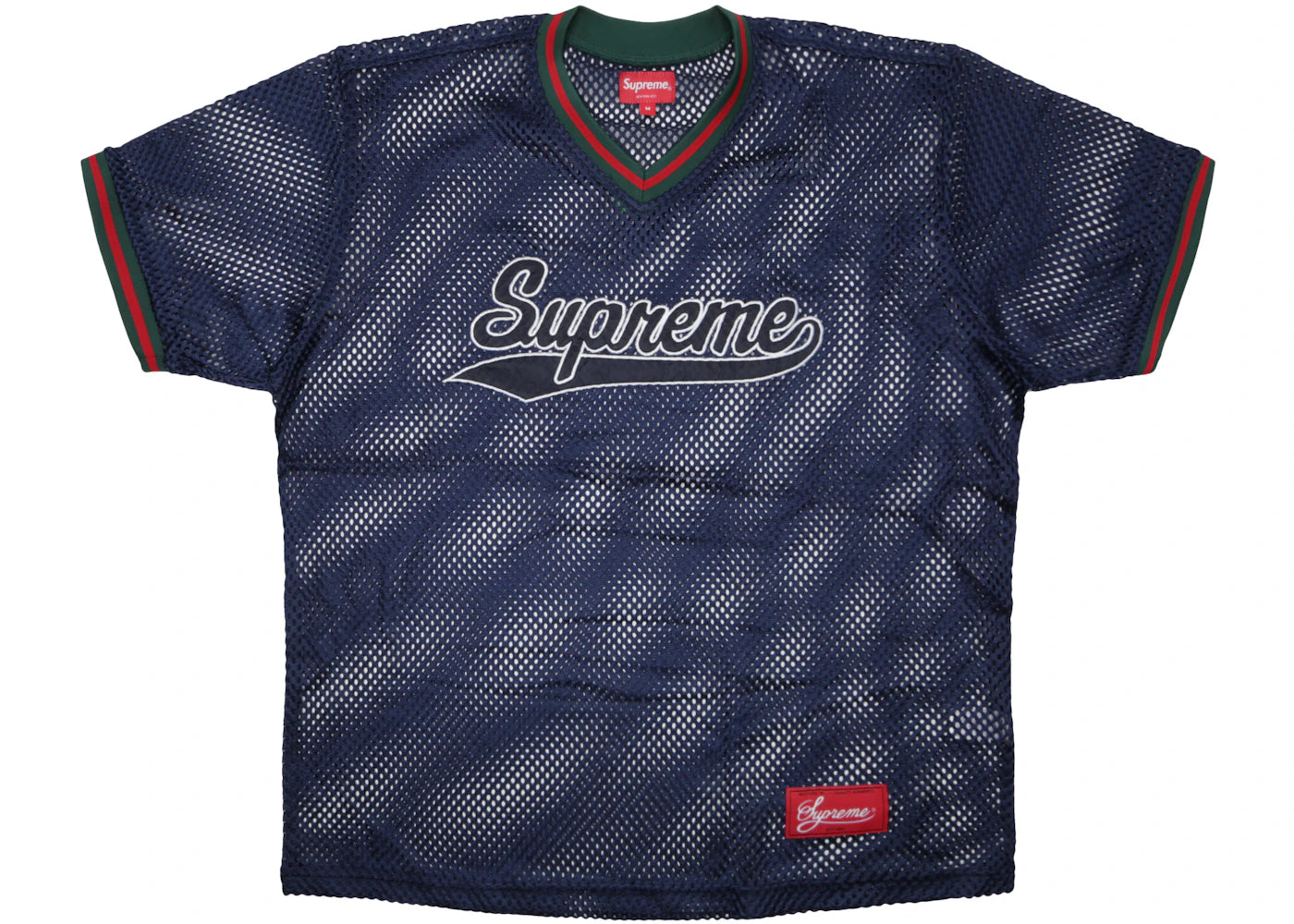 Supreme Mesh Baseball Top Navy