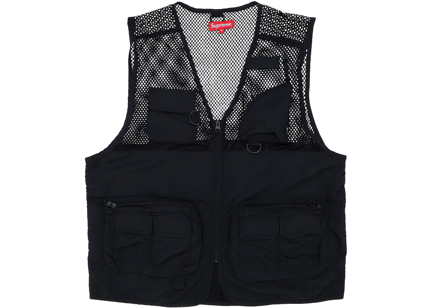 Supreme Mesh Cargo Vest Black