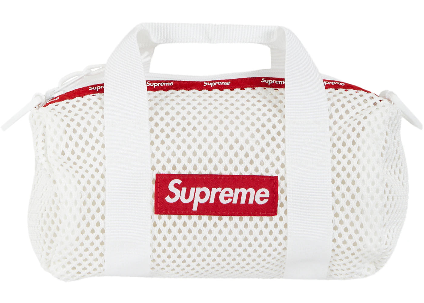 Supreme Mesh Mini Duffle Bag White