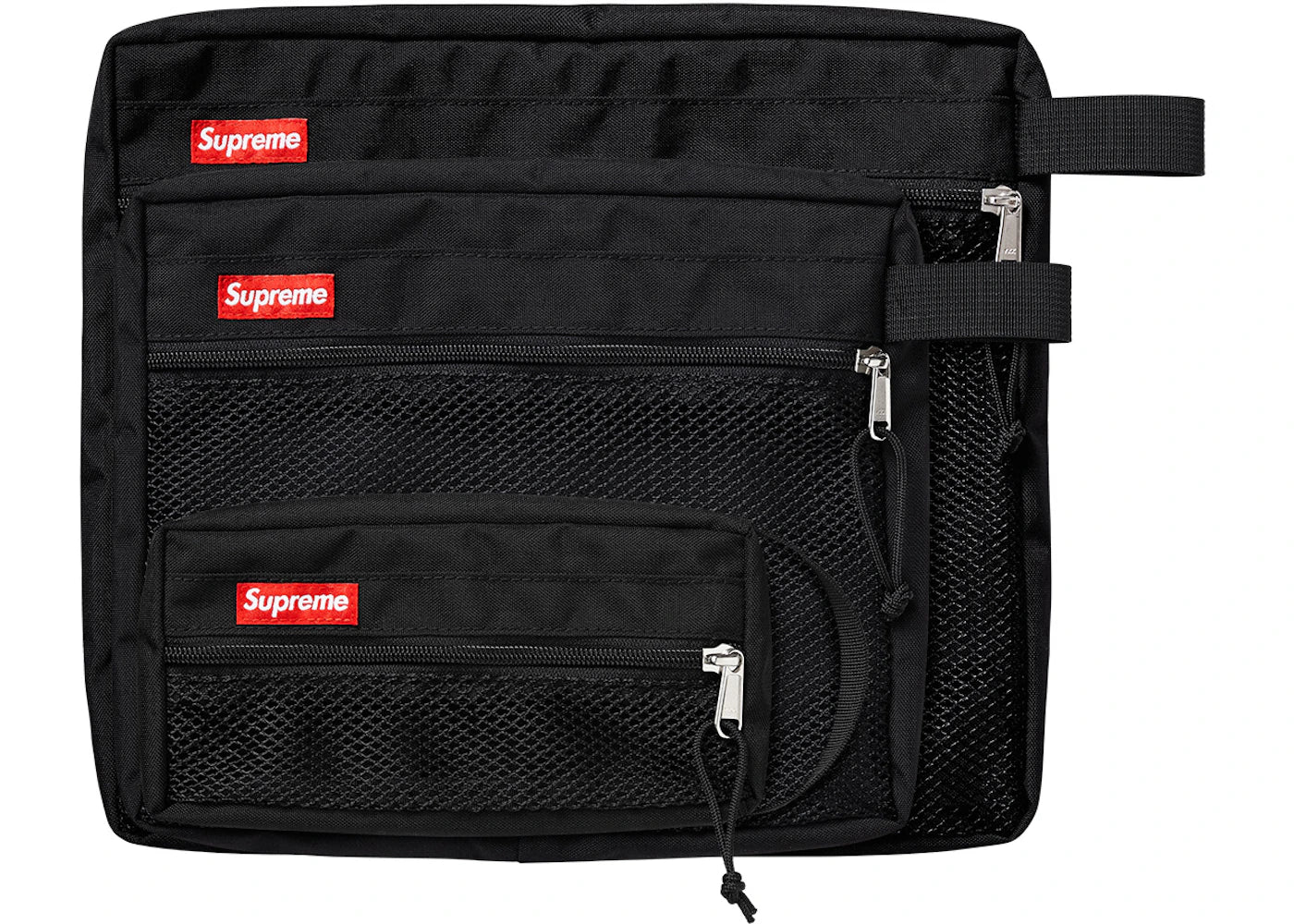 Supreme Mesh Organizer Bags Black