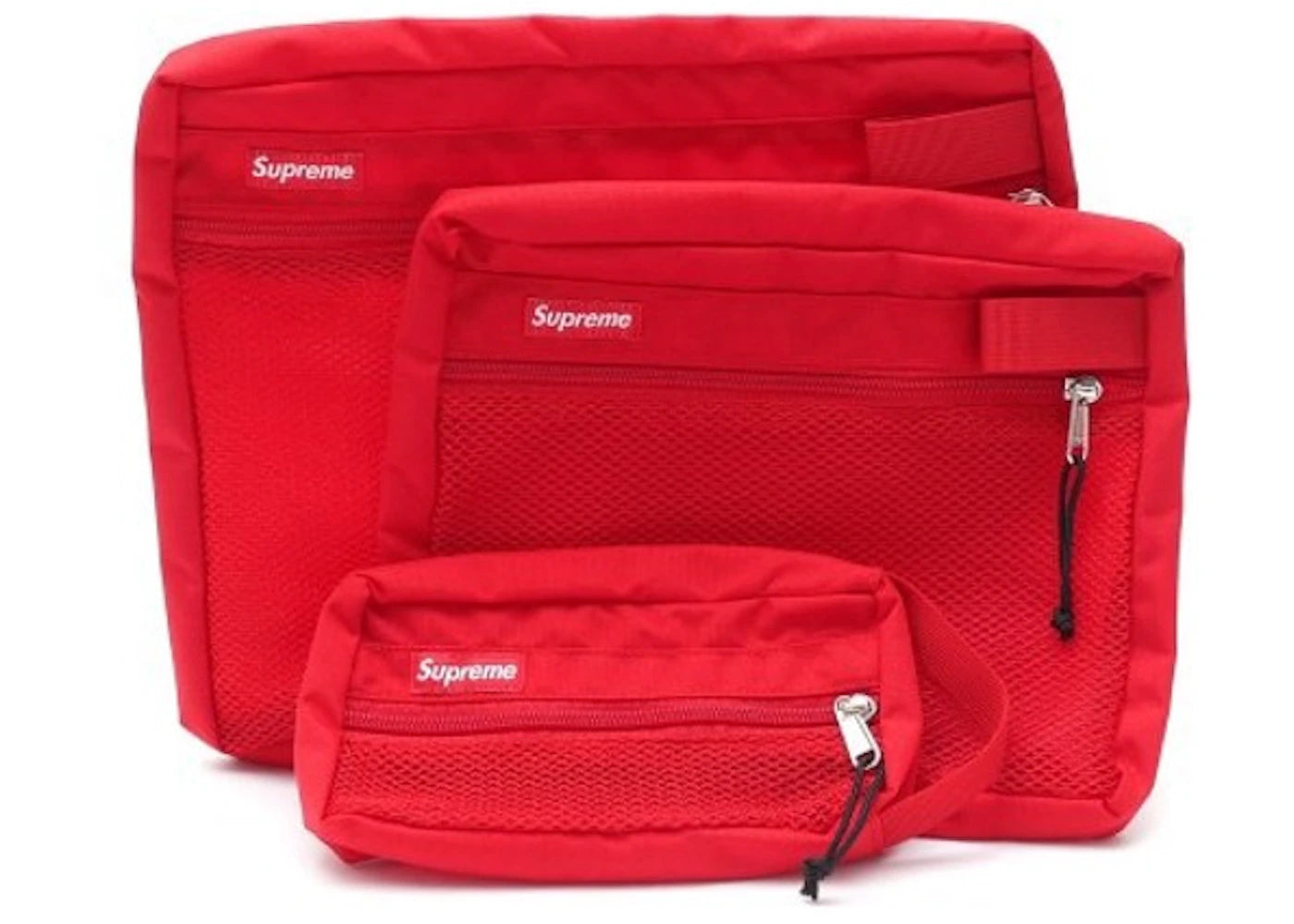 Supreme Mesh Organizer Bags Red