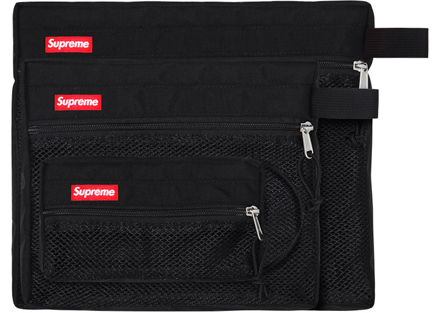 Supreme Mesh Organizer Bags (SS15) Black