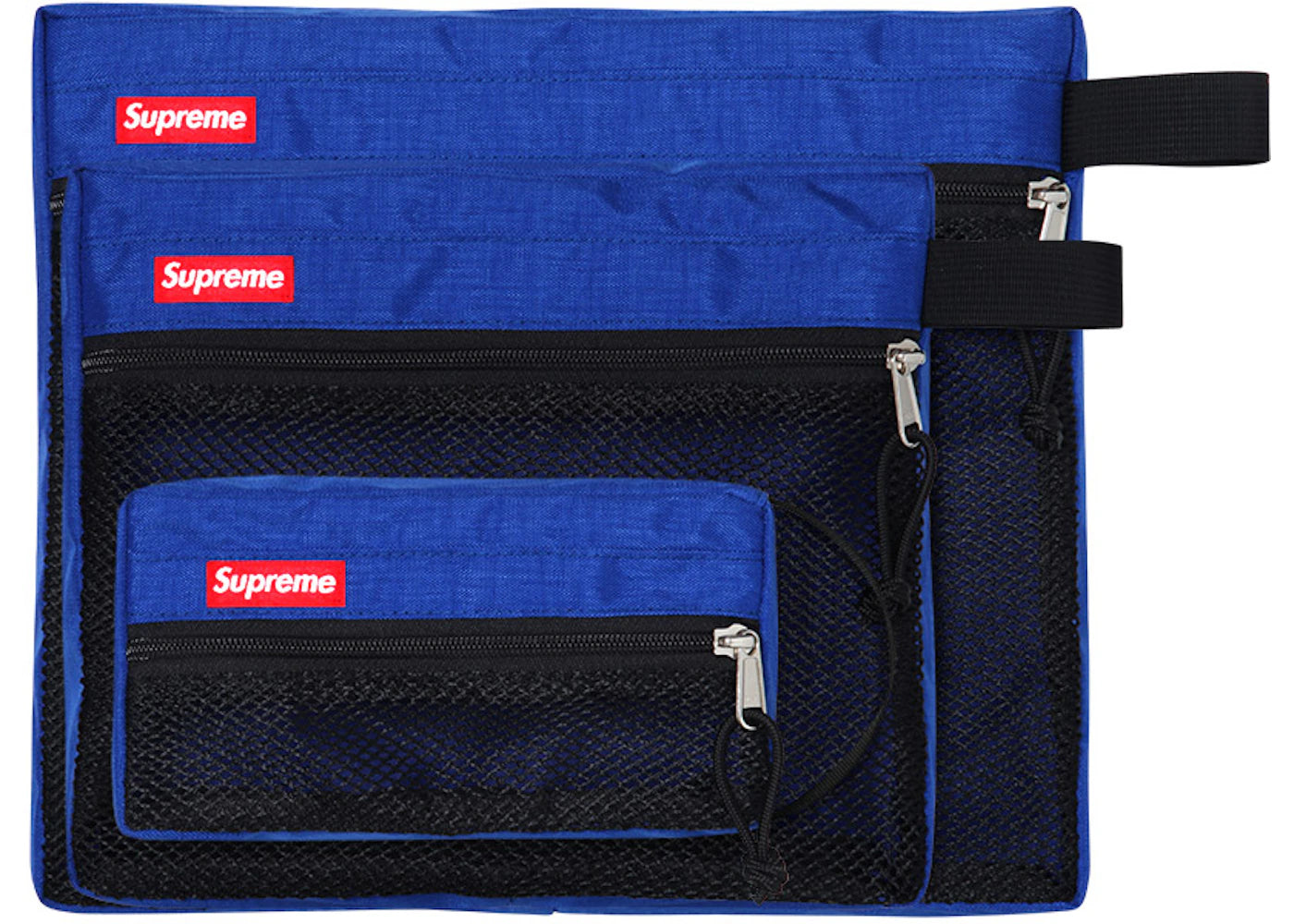 Supreme Mesh Organizer Bags (SS15) Royal