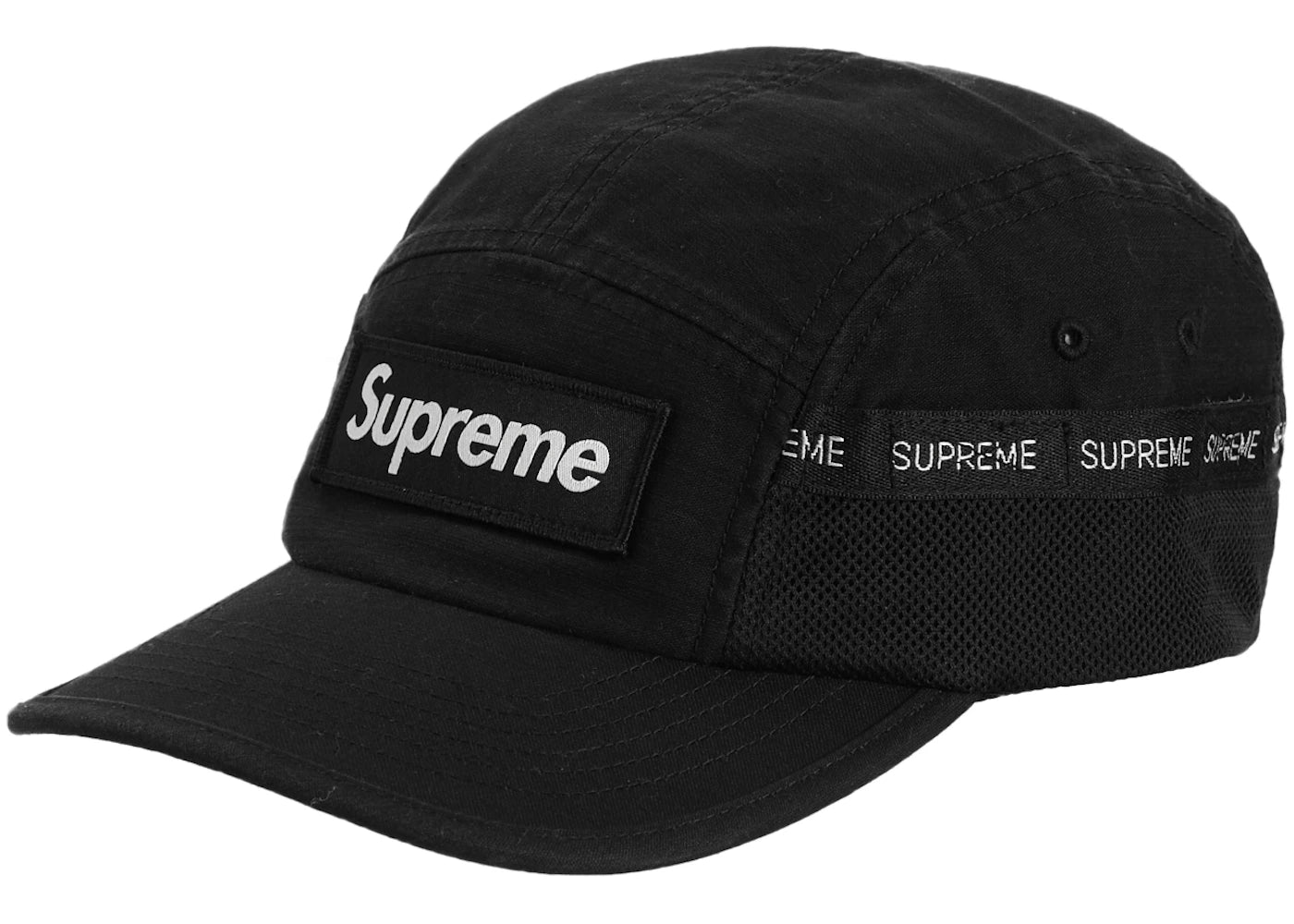 Supreme Mesh Pocket Camp Cap Black