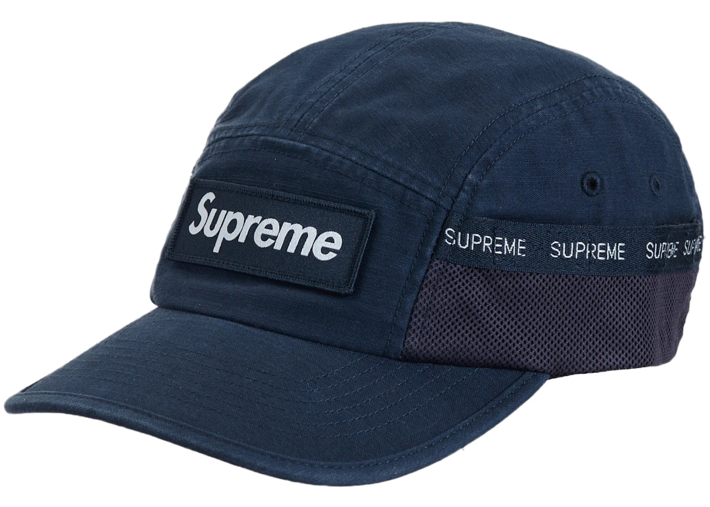 Supreme Mesh Pocket Camp Cap Blue