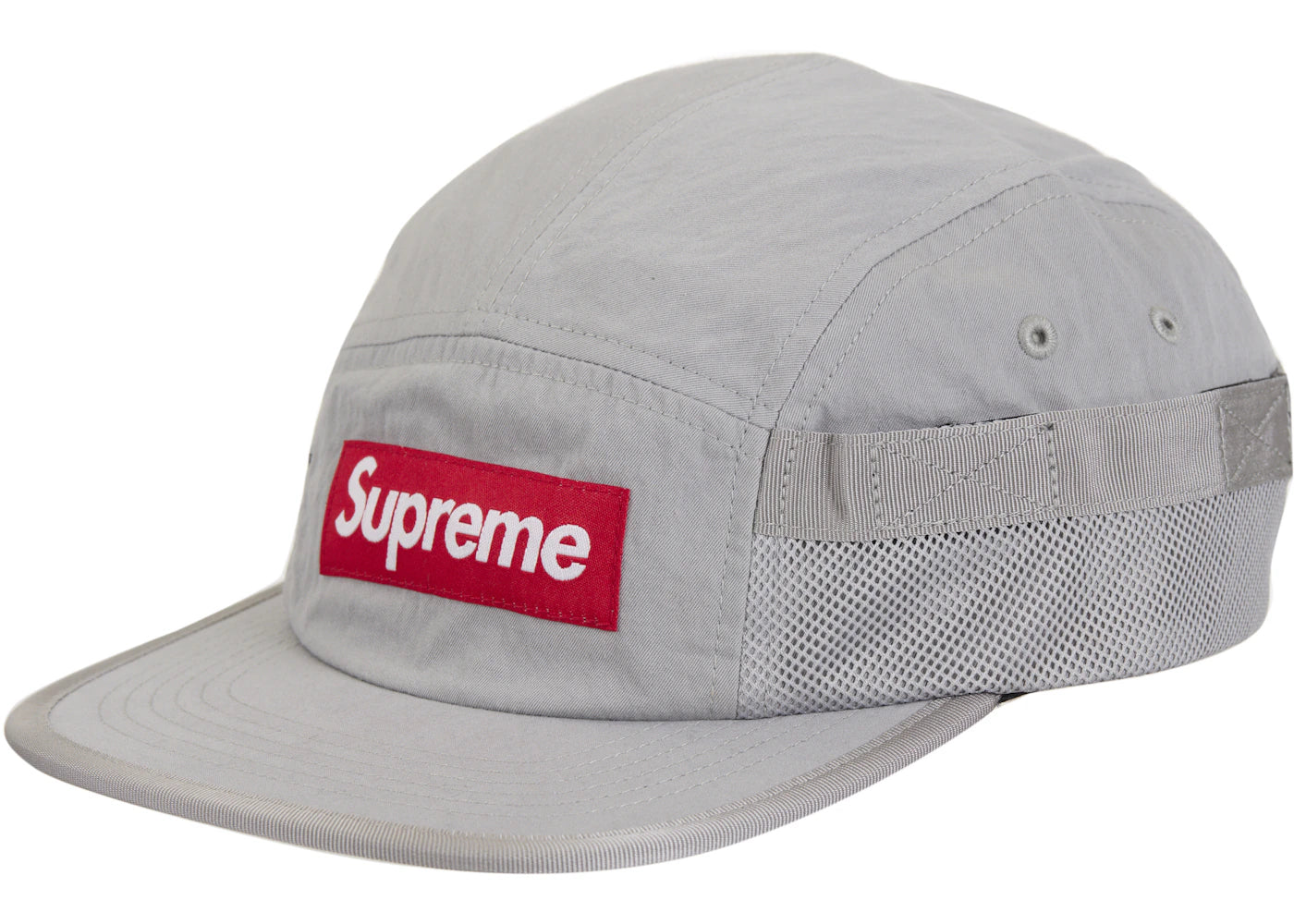 Supreme Mesh Pocket Camp Cap (FW24) Silver