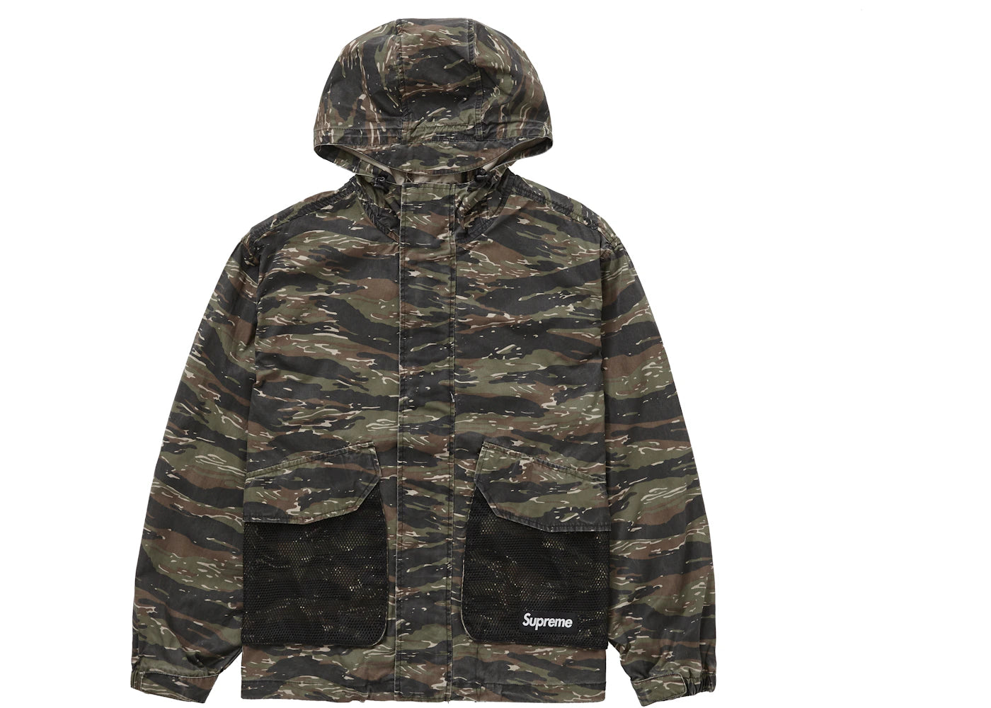 Supreme Mesh Pocket Cargo Jacket Tigerstripe Camo